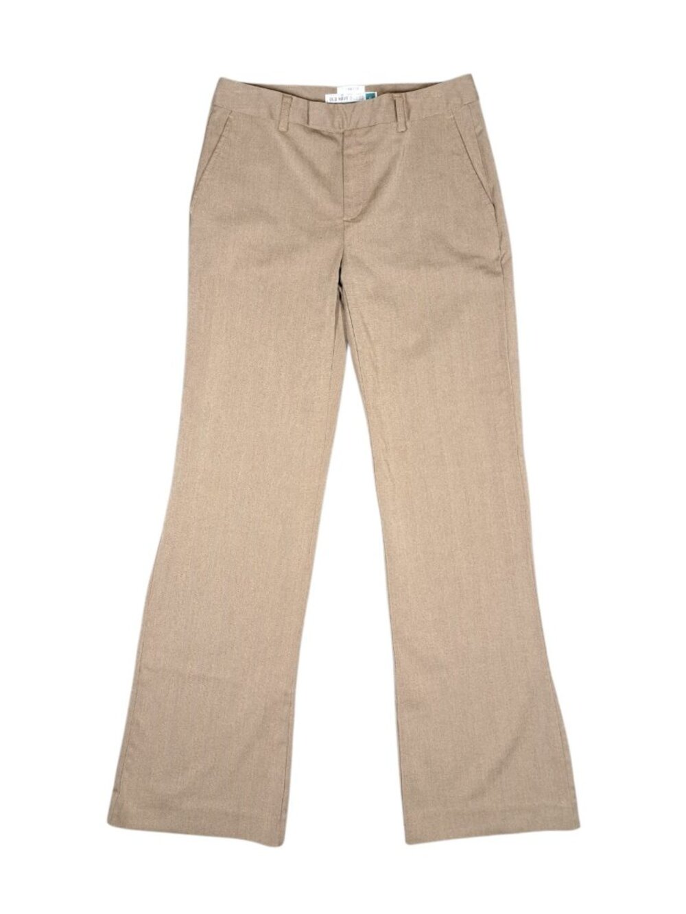 Vintage Y2K Old Navy Dress Pants Business Womens 6 Essential Stretch Tan Brown